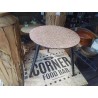 GUERIDON PM TREPIED DESSUS DECOR PAILLETTE