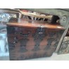 COFFRE OUVERTURE DEVANT BOIS METAL -  87×43×72 CM+CLE F6