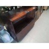 COFFRE OUVERTURE DEVANT BOIS METAL -  87×43×72 CM+CLE F6