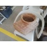 JARRE PLATE TRESSEE FIBRES NATURELLES ANC