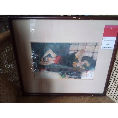 TABLEAU HOMME ALLONGE ZHOU YOUDONG