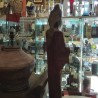 STATUETTE BOUDDHA ROBE ROUGE SANS MAINS