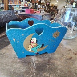 PANIERE DECO CLOWN ANCIENNE 