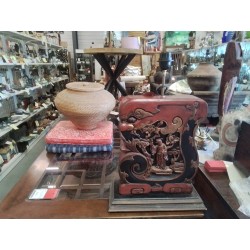 ANC PANNEAU BOIS RGE PERSO DRAGON MONTE EN LAMPE
