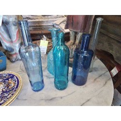 BOUTEILLE VERRE BLEU