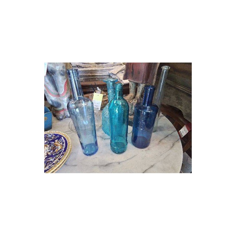 BOUTEILLE VERRE BLEU