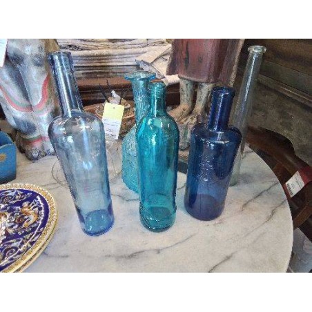 BOUTEILLE VERRE BLEU