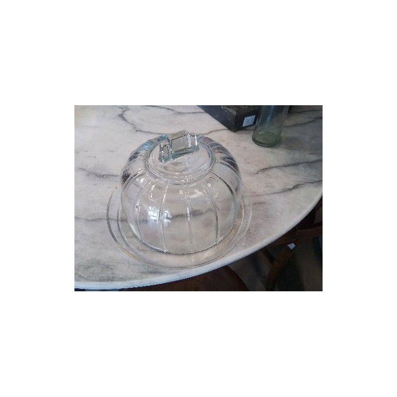CLOCHE DE TABLE VERRE ANC EN L ETAT