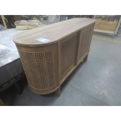 33/DAN4-BUFFET TECK ROTIN 150*45*HT60CM
