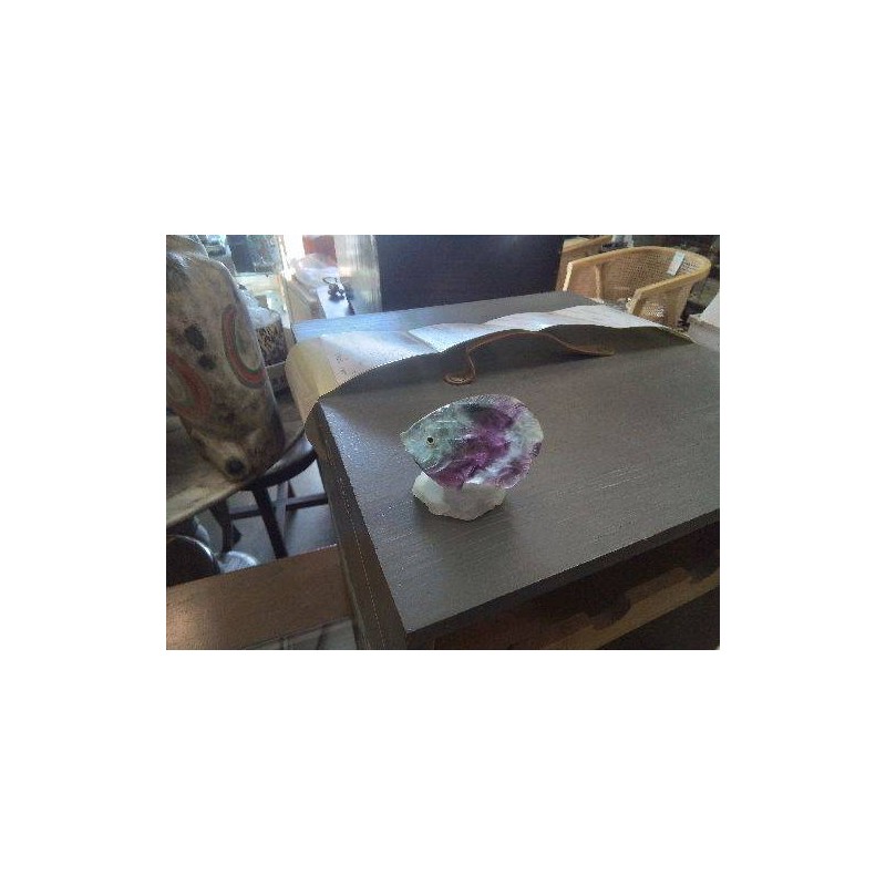 MINIATURE POISSON FLUORITE SCULPTEE