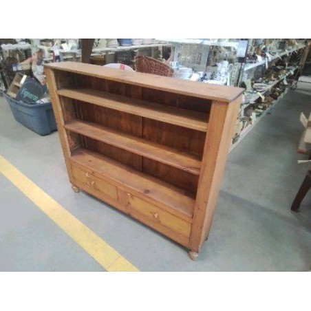 BAS DE BUFFET VAISSELIER PLAT PIN 2T 118X104HAUTX21