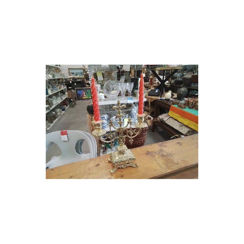 CHANDELIER BRONZE 2F ANC