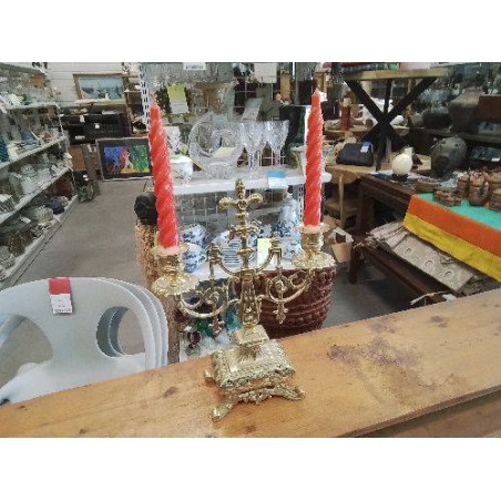 CHANDELIER BRONZE 2F ANC