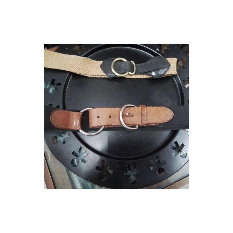 CEINTURE NOIRE CUIR METAL