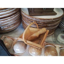 MINI PANIER BOIS ET CUILLERE A SEL BOIS PM