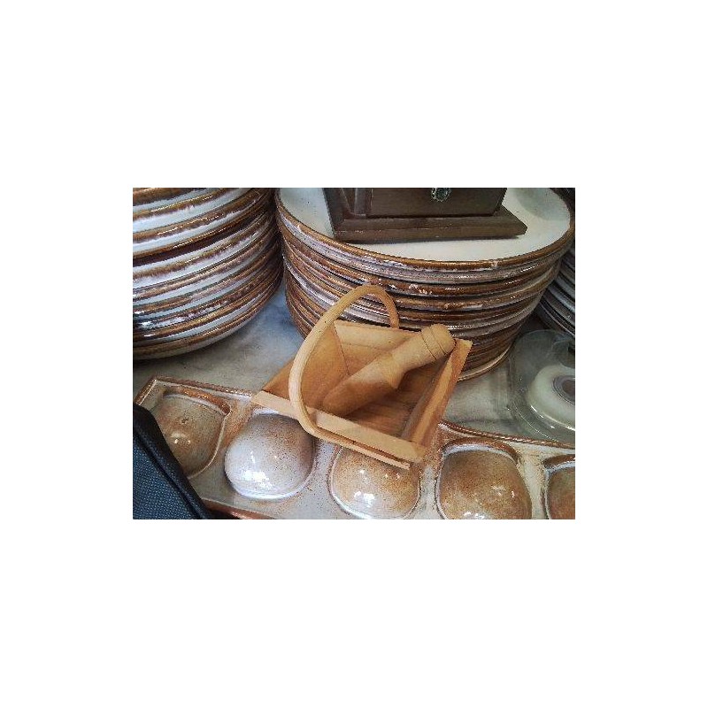 MINI PANIER BOIS ET CUILLERE A SEL BOIS PM