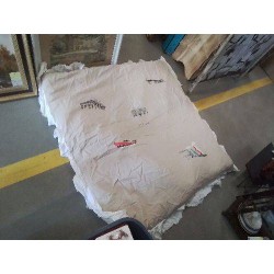 EDREDON 140 X 140 LIN BORDEAUX S’AFFICHE 