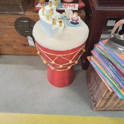 DJEMBE POUF RGE