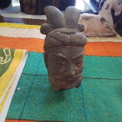 STATUETTE SOLDAT ASIATIQUE 