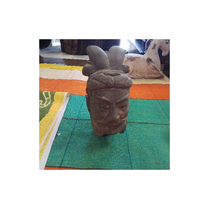 STATUETTE SOLDAT ASIATIQUE 