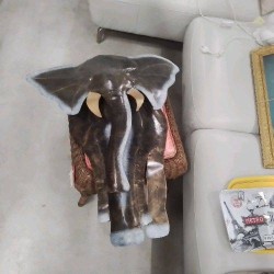 ÉLÉPHANT MÉTAL À ACCROCHER 