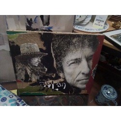 TABLEAU COLLAGE SIGNÉ JEROME MM BOB DYLAN