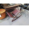 REPOSE PIED VINTAGE CLOUTÉ SIMILI VINTAGE BORDEAUX