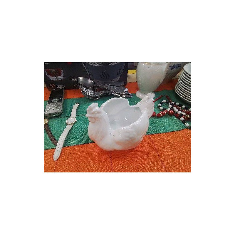 CACHE POT POULE