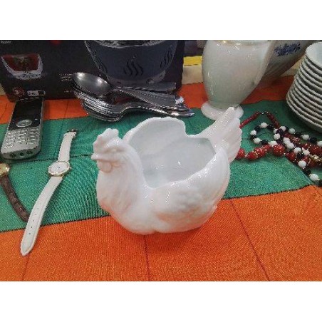 CACHE POT POULE