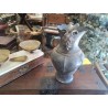 VASE 2 ANSES FEUILLES METAL 
