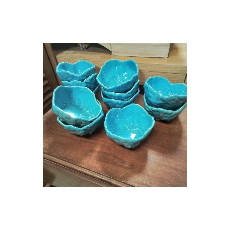 LOT BOLS CHOUX BLEU 