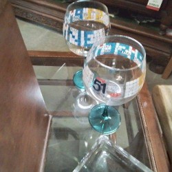 DUO VERRES PASTIS 51 PIED BLEU