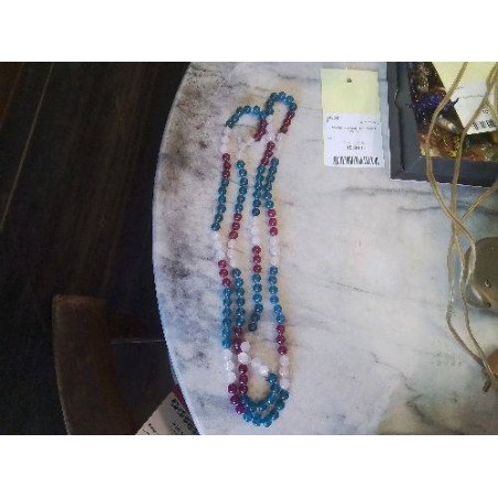 COLLIER PIERRES COULEURS LOLA ROSE