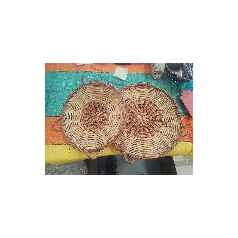DUO PANIÈRES TRESSÉES PLATES