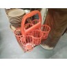 PANIER 6 BOUTEILLES PVC ORANGE 