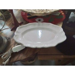 PLAT OVALE BLANC