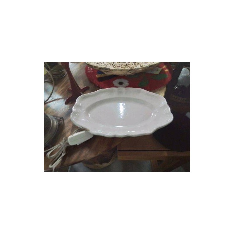 PLAT OVALE BLANC
