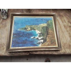 TABLEAU PAYSAGE CÔTIER COUTEAU 