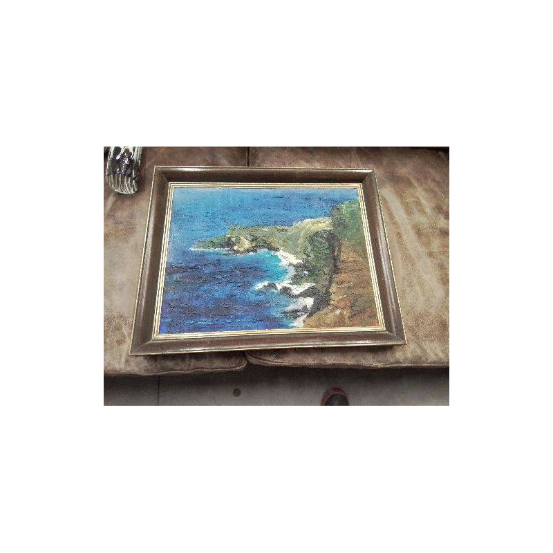 TABLEAU PAYSAGE CÔTIER COUTEAU 