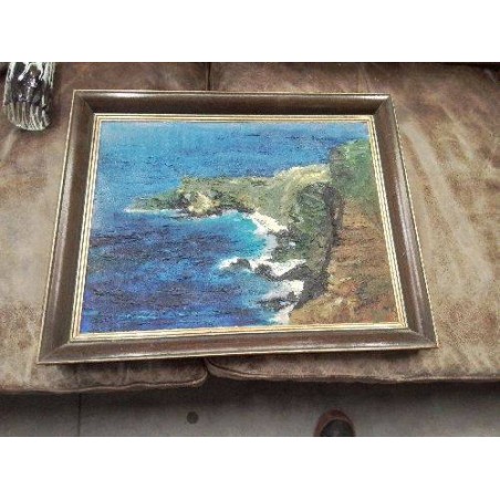 TABLEAU PAYSAGE CÔTIER COUTEAU 