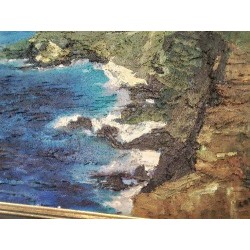 TABLEAU PAYSAGE CÔTIER COUTEAU 