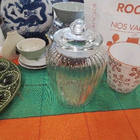 POT VERRE STRIÉ 