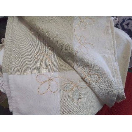 NAPPE LINVOSGES BEIGE KAKI ECRU