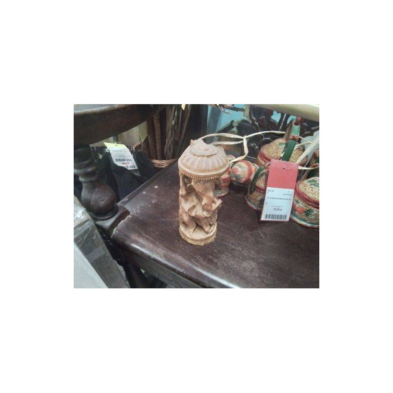 STATUETTE BOIS ELEPHANT