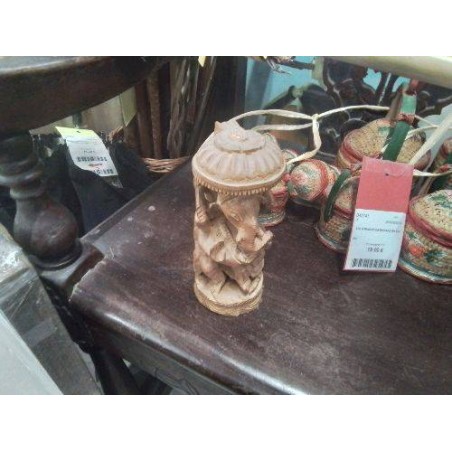 STATUETTE BOIS ELEPHANT