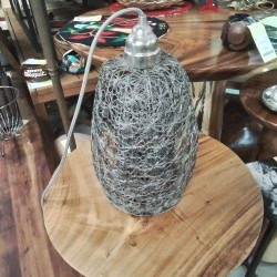 SUSPENSION METAL DOUBLE CLOISON FILS