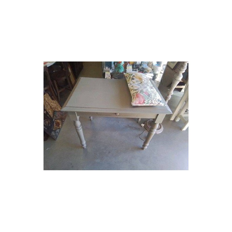 TABLE BUREAU GRISE