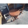 TABLE BASSE RONDE JARDIN PLIANTE 