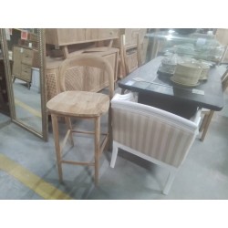 5/TR106-TABOURET DE BAR TECK  