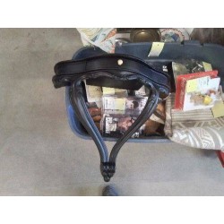 ÉTAGÈRE NOIRE 1T BOIS